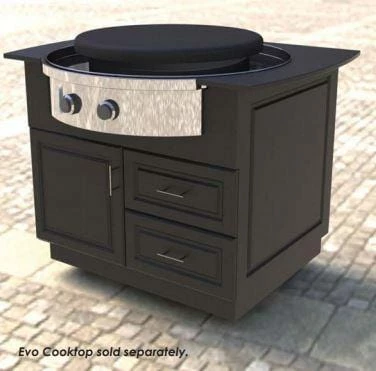 Evo Grills EVO Oasis Island Cart For Evo Affinity 30G - 10-0040-HDPE BBQ Accessories 1 Evo Grills EVO Oasis Island Cart For Evo Affinity 30G - 10-0040-HDPE BBQ Accessories