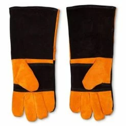Yoder 1040-05 Long Leather Barbecue Gloves