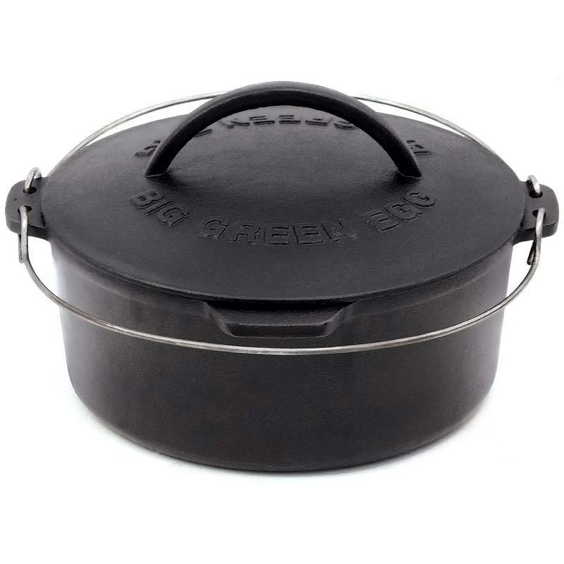 Big Green Egg 5Qt Cast Iron Dutch Oven - 117052 1 Big Green Egg 5Qt Cast Iron Dutch Oven - 117052