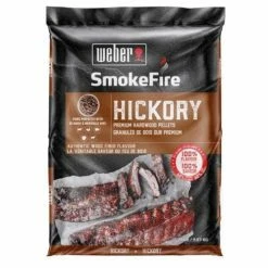 Weber SmokeFire Premium Hickory Hardwood Pellets (20 Lb.) - 190202