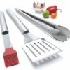 BBQ Accessories GrillPro Tool Set W/ Stainless Steel Tube Handles (3-Piece) - 40035