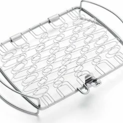 Weber Large Stainless Steel Fish Basket - 6471