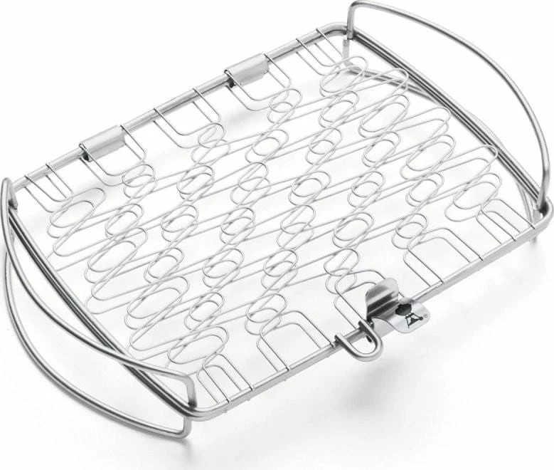 Weber Large Stainless Steel Fish Basket - 6471 1 Weber Large Stainless Steel Fish Basket - 6471