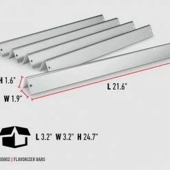 BBQ Accessories Weber Stainless Steel Flavour Bars 5pc.x 21.5" (Genesis Silver A / Spirit 200/500) - 65902