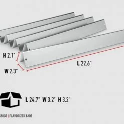 BBQ Accessories Weber Stainless Steel Flavour Bars 5pc.x 22.5" (Genesis 2002-7 ,Silver B & C) - 65903