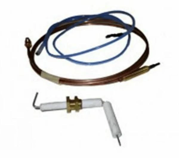 Parts Weber Ceramic Infrared Burner Thermocoupler + Electrode & Wire - 70390 1 Parts Weber Ceramic Infrared Burner Thermocoupler + Electrode & Wire - 70390