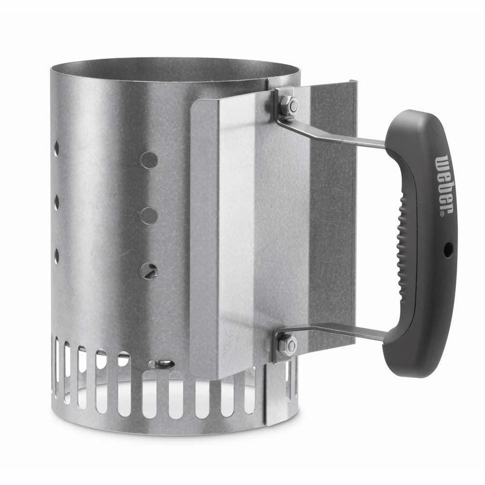 Charcoal & Smoker Accessories Weber Rapidfire Compact Chimney Starter - 7447 1 Charcoal & Smoker Accessories Weber Rapidfire Compact Chimney Starter - 7447