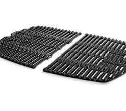 Parts Weber 7645 Porcelain-Enameled Cast-Iron Grates - 2 Pack (15.3" X 21.5")