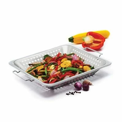 GrillPro Stainless Steel Square Wok Topper - 96321 1 GrillPro Stainless Steel Square Wok Topper - 96321
