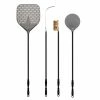 Alfa Forni Alfa 48" 4-Piece Pizza Peel Set (Black) - AC-4PSET48BK BBQ Accessories