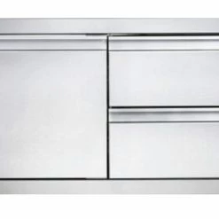 Napoleon Single Door + Double Drawer Cabinet (36" X 16") - BI-3616-1D2DR