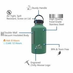 Chadwicks & Hacks BBQ Accessories Chilly Moose Portage Canteen - 64oz 9 Chadwicks & Hacks BBQ Accessories Chilly Moose Portage Canteen - 64oz