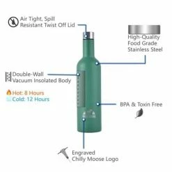 Chilly Moose Wellington Bottle - 25oz BBQ Accessories