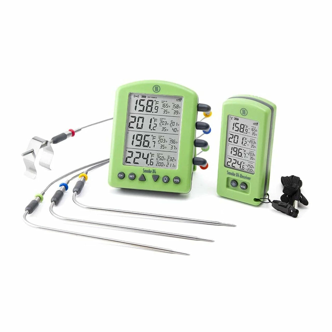 ThermoWorks Smoke X4 Long-Range Remote BBQ Alarm Thermometer BBQ Accessories 3 ThermoWorks Smoke X4 Long-Range Remote BBQ Alarm Thermometer BBQ Accessories