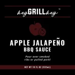 (Do Not Use) Hey Grill Hey BBQ Sauce (Apple Jalapeno 18 Fl. Oz.) - HGHAJX6