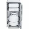 Crown Verity Infinite Series Cabinet Module With Propane Holder & Double Drawers - ICM-PH-2D Parts