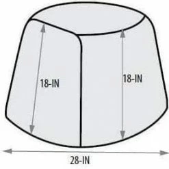 Broil King Built-in Grill Cover (Keg 2000) - KA5537