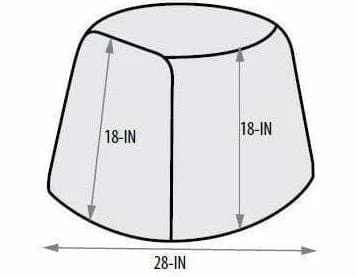 Broil King Built-in Grill Cover (Keg 2000) - KA5537 1 Broil King Built-in Grill Cover (Keg 2000) - KA5537