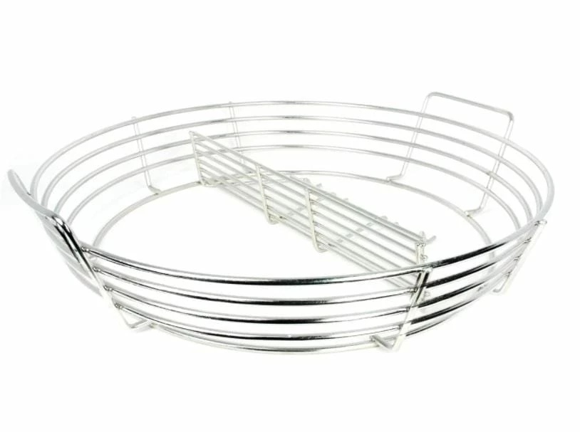 BBQ Accessories Kick Ash Basket Ring Of Fire W. Divider (Weber 22" Kettle) - KAB-W22 1 BBQ Accessories Kick Ash Basket Ring Of Fire W. Divider (Weber 22" Kettle) - KAB-W22