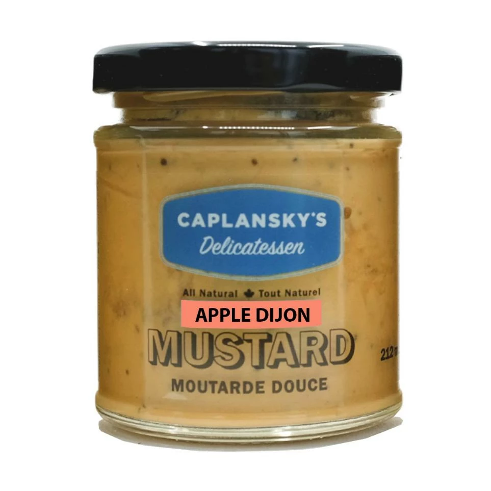 Caplansky''s Deli BBQ Accessories Caplansky's Deli Mustard (Apple Dijon) - MUS-APP 1 Caplansky''s Deli BBQ Accessories Caplansky's Deli Mustard (Apple Dijon) - MUS-APP
