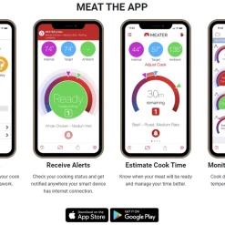 Traeger Canada BBQ Accessories MEATER Plus Wireless Remote Thermometer - RT1-MT-MP01 Probe