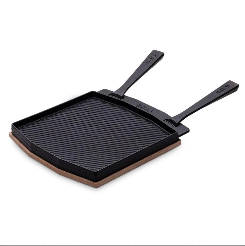 BBQ Accessories Ooni Dual-Sided Grizzler Plate - UU-P0A000 2 BBQ Accessories Ooni Dual-Sided Grizzler Plate - UU-P0A000