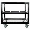 Primo Black Cart Base With Basket For Oval Junior Series Grills - PG00318