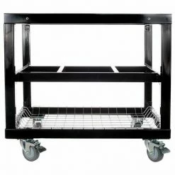BBQ Accessories Primo Black Cart Base With Basket For LG 300/XL 400 Oval Series Grills - PG00368