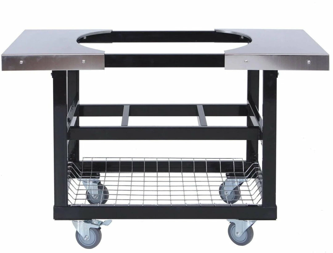 BBQ Accessories Primo Cart With Basket And Stainless Steel Side Shelves For Oval LG 300 And XL 400 Grills - PG00370 1 BBQ Accessories Primo Cart With Basket And Stainless Steel Side Shelves For Oval LG 300 And XL 400 Grills - PG00370