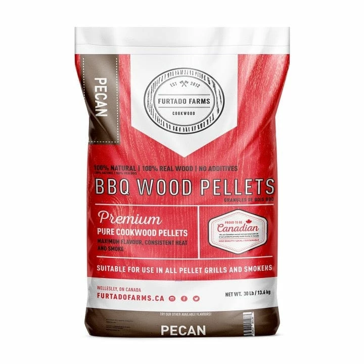 Furtado Farms Wood Pellets (Pecan - 30 Lb.) BBQ Accessories 1 Furtado Farms Wood Pellets (Pecan - 30 Lb.) BBQ Accessories
