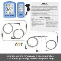 ThermoWorks Smoke X4 Long-Range Remote BBQ Alarm Thermometer BBQ Accessories 33 ThermoWorks Smoke X4 Long-Range Remote BBQ Alarm Thermometer BBQ Accessories