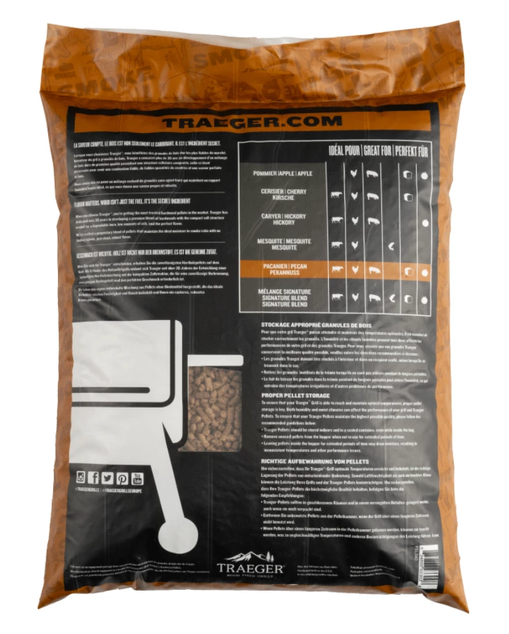 Traeger Canada Traeger Pecan Pellets (20 Lb.) - PEL340 2 Traeger Canada Traeger Pecan Pellets (20 Lb.) - PEL340