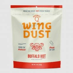 BBQ Accessories Kosmos Q Wing Dust (Buffalo Hot 5 Oz.) - WD-BH-01