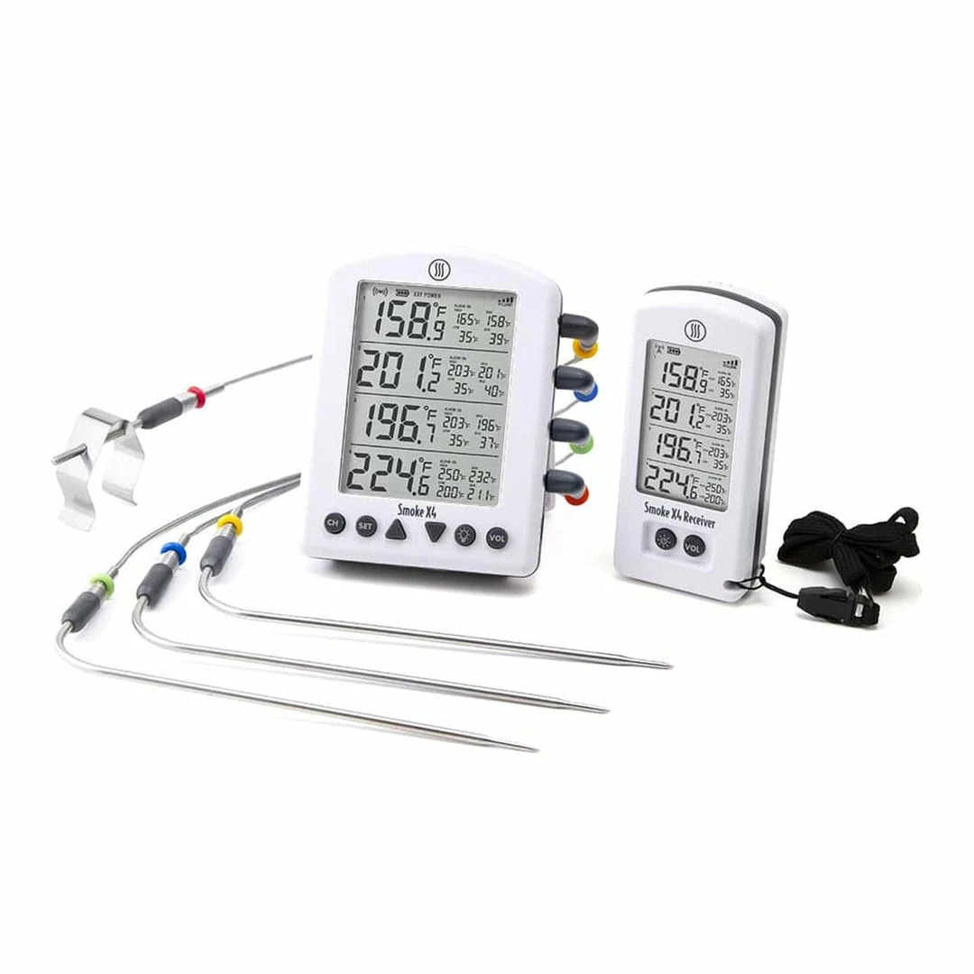 ThermoWorks Smoke X4 Long-Range Remote BBQ Alarm Thermometer BBQ Accessories 8 ThermoWorks Smoke X4 Long-Range Remote BBQ Alarm Thermometer BBQ Accessories