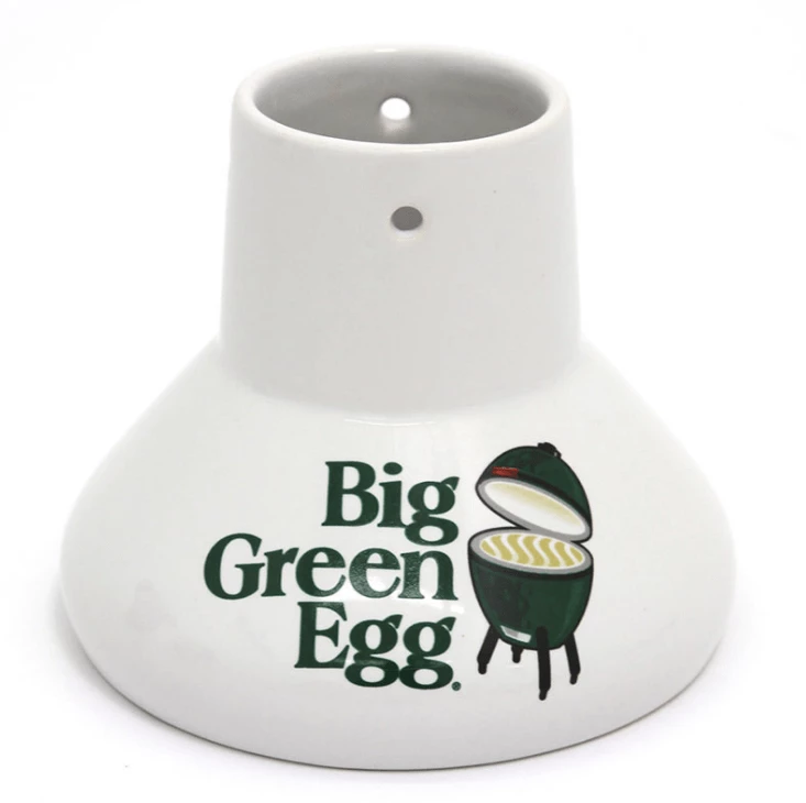 Big Green Egg Sittin' Ceramic Poultry Roaster BBQ Accessories 1 Big Green Egg Sittin' Ceramic Poultry Roaster BBQ Accessories