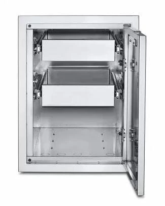 Parts Crown Verity Infinite Series Large Built-In Cabinet With Two Single Drawers - IBILC-2D 2 Parts Crown Verity Infinite Series Large Built-In Cabinet With Two Single Drawers - IBILC-2D