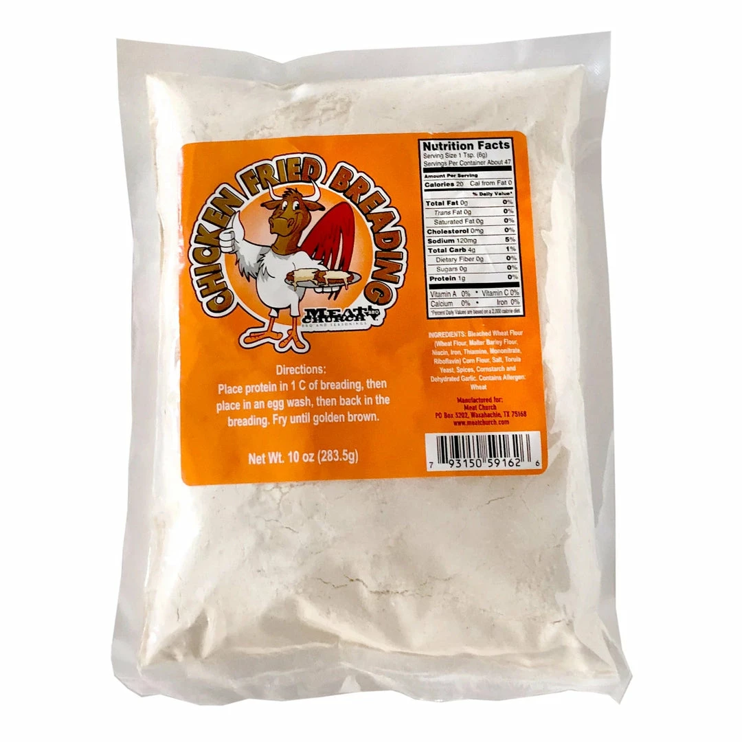 Meat Church - Chicken Fried Breading (10 Oz.) 1 Meat Church - Chicken Fried Breading (10 Oz.)