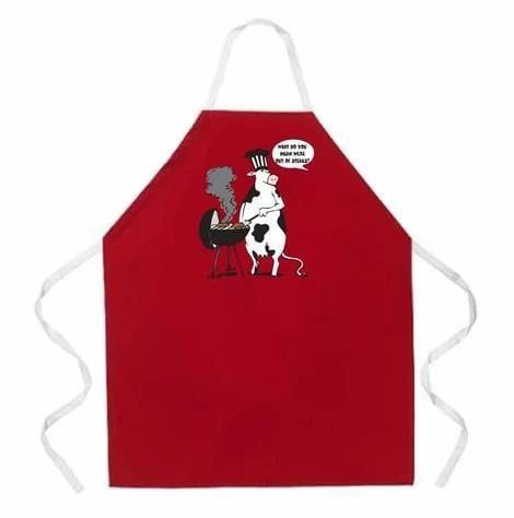 LA Imprints Attitude Apron - Cow BBQ BBQ Accessories 2 LA Imprints Attitude Apron - Cow BBQ BBQ Accessories
