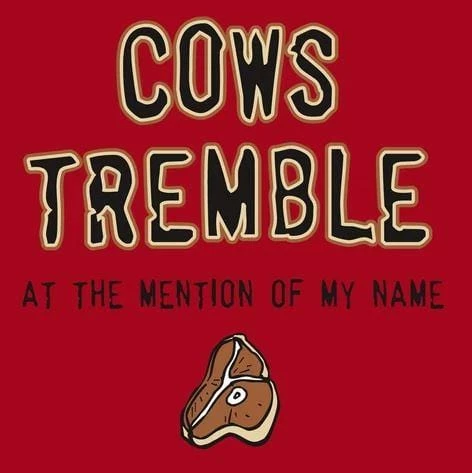 La Imprints L.A. Imprints Attitude Apron - Cows Tremble 3 La Imprints L.A. Imprints Attitude Apron - Cows Tremble