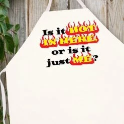 BBQ Accessories LA Imprints Attitude Apron - Is It Hot In Here