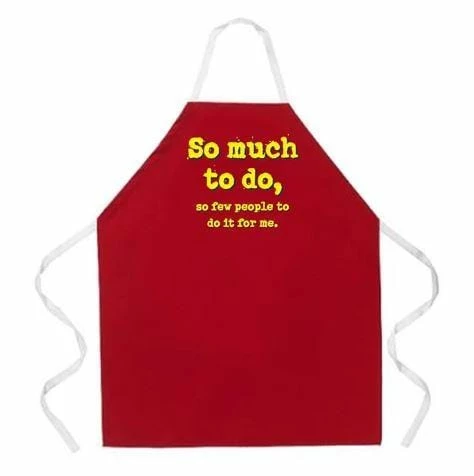 LA Imprints Attitude Apron - So Much To Do BBQ Accessories 2 LA Imprints Attitude Apron - So Much To Do BBQ Accessories