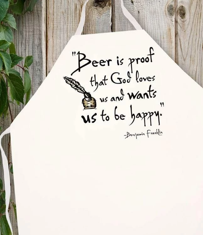 BBQ Accessories LA Imprints Attitude Apron - Beer Is Proof 1 BBQ Accessories LA Imprints Attitude Apron - Beer Is Proof