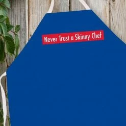 LA Imprints Attitude Apron - Never Trust A Skinny Chef