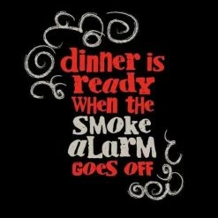 LA Imprints Attitude Apron - Dinner Is Ready