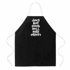 LA Imprints Attitude Apron - Does Not Cook Well With Others BBQ Accessories