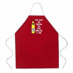 BBQ Accessories LA Imprints Attitude Apron -I'm Not As Think