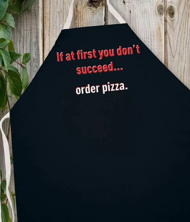 LA Imprints Attitude Apron - Order Pizza BBQ Accessories 1 LA Imprints Attitude Apron - Order Pizza BBQ Accessories