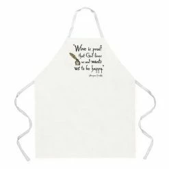 LA Imprints Attitude Apron - Wine Is Proof