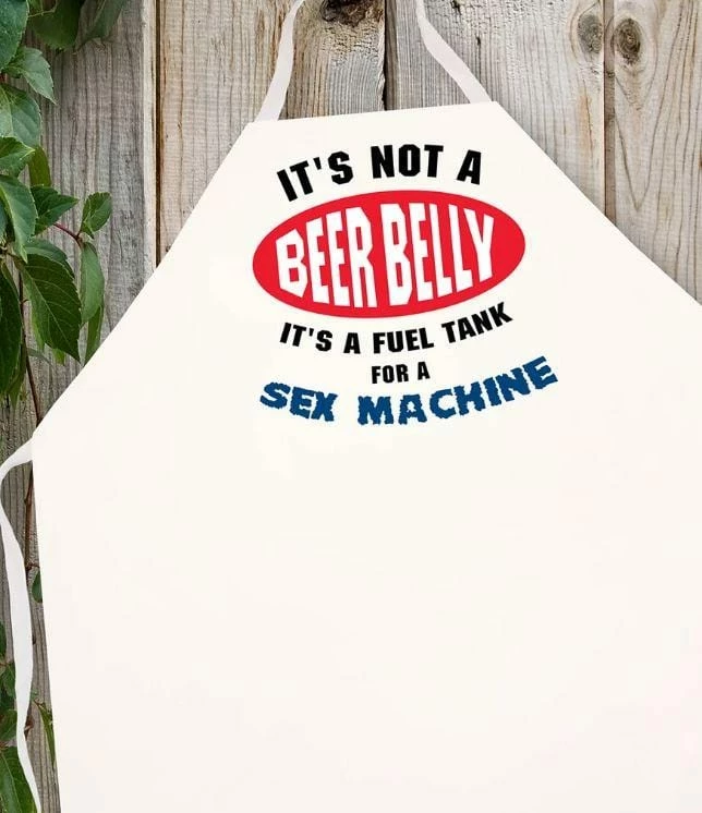 LA Imprints Attitude Apron - Not A Beer Belly 1 LA Imprints Attitude Apron - Not A Beer Belly