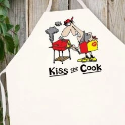 Chadwicks & Hacks Apparel LA Imprints Attitude Apron - Kiss The Cook